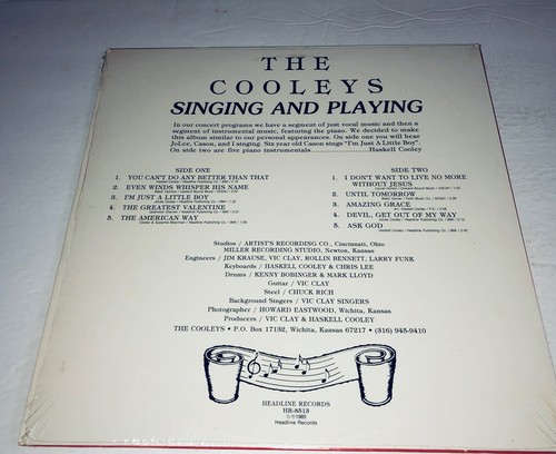 The Cooleys Singing And Playing Gospel Music Record Album Lp 22C - Picture 4 of 4
