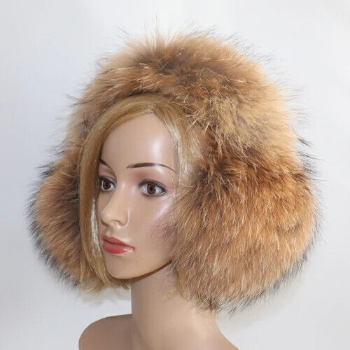 Real Fox Farm Fur Earmuffs Winter Women Plush Soft Comfortable Scarves Ears Muff - Bild 19 von 26