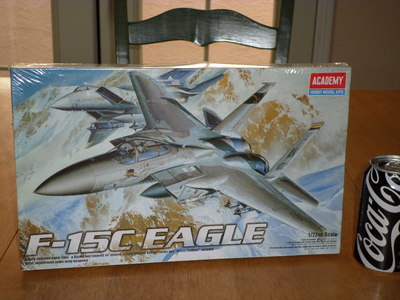 USA, F-15C EAGLE, FIGHTER PLANE, Plastic Model Kit, Scale 1:72