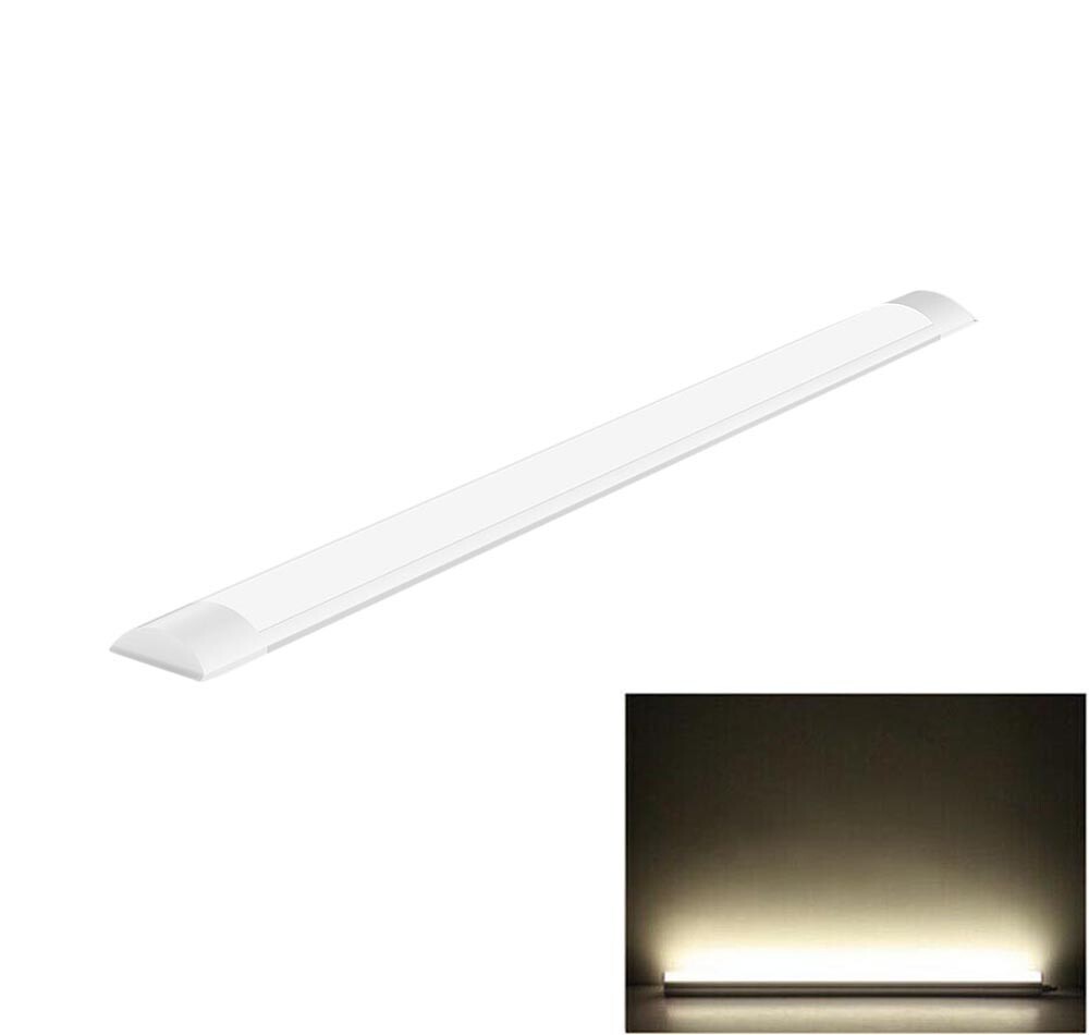 Plafoniera LED 90cm 40W Slim Sottopensile 4000K Luce Naturale Interni