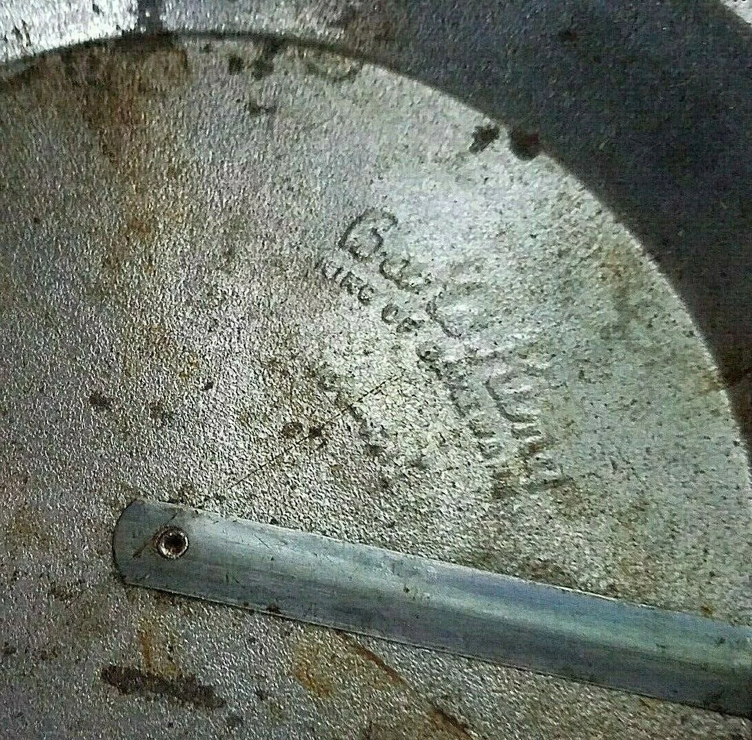 Vintage Bake King Pie Tin Release Slider 9x1" Round Metal Bakeware Collectible