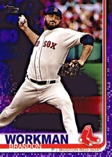 2019 Topps Series 2 Brandon Workman Meijer Purple #378 - Boston Red Sox