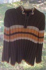 Boys Childrens Place 1/4 zip sweater pullover winter holiday small 5/6 Shirt Top