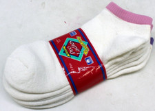 Hawk Pro Ladies Ankle Socks 3 Pairs Size 9 - 11 Cotton Blend Made in USA