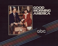 Good Morning America Vintage ABC Network TV Show 1970s Promo Poster News Anchor