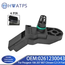 0261230043 Manifold Air Pressure Map Sensor For Peugeot 106 207 807 Citroen Fiat