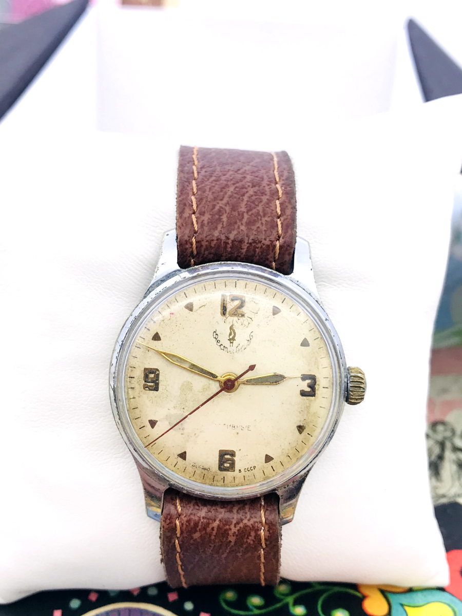 🕊 Rare Sportivnyye Festival 1957 1q USSR 1 MCHZ wrist watch 🕊 Rare Sportivnyye Festival 1957 1q USSR 1 MCHZ wrist watch
