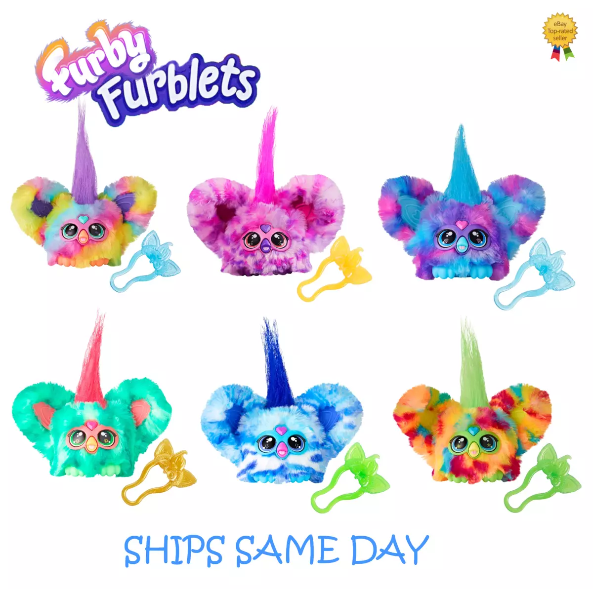 Furby Furblets Ray-Vee, Mini Peluche électronique : : Jeux et  Jouets