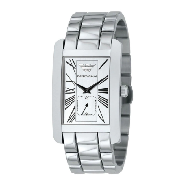 Emporio Armani AR0145 30 mm Silver Stainless Steel Case with 