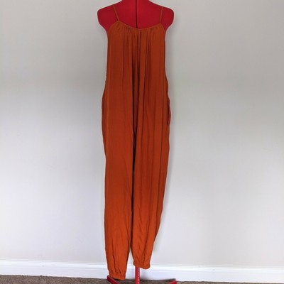 urban outfitters orange jumpsuit