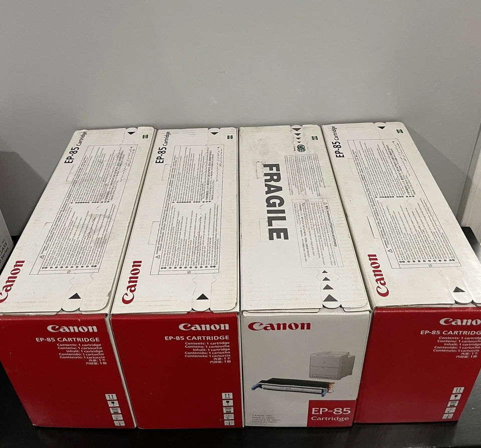 Juego de tóner láser original Canon EP-85 4 colores 6822A004AA, 23, 24, 25 YMCK nuevo Foto 4 de 4