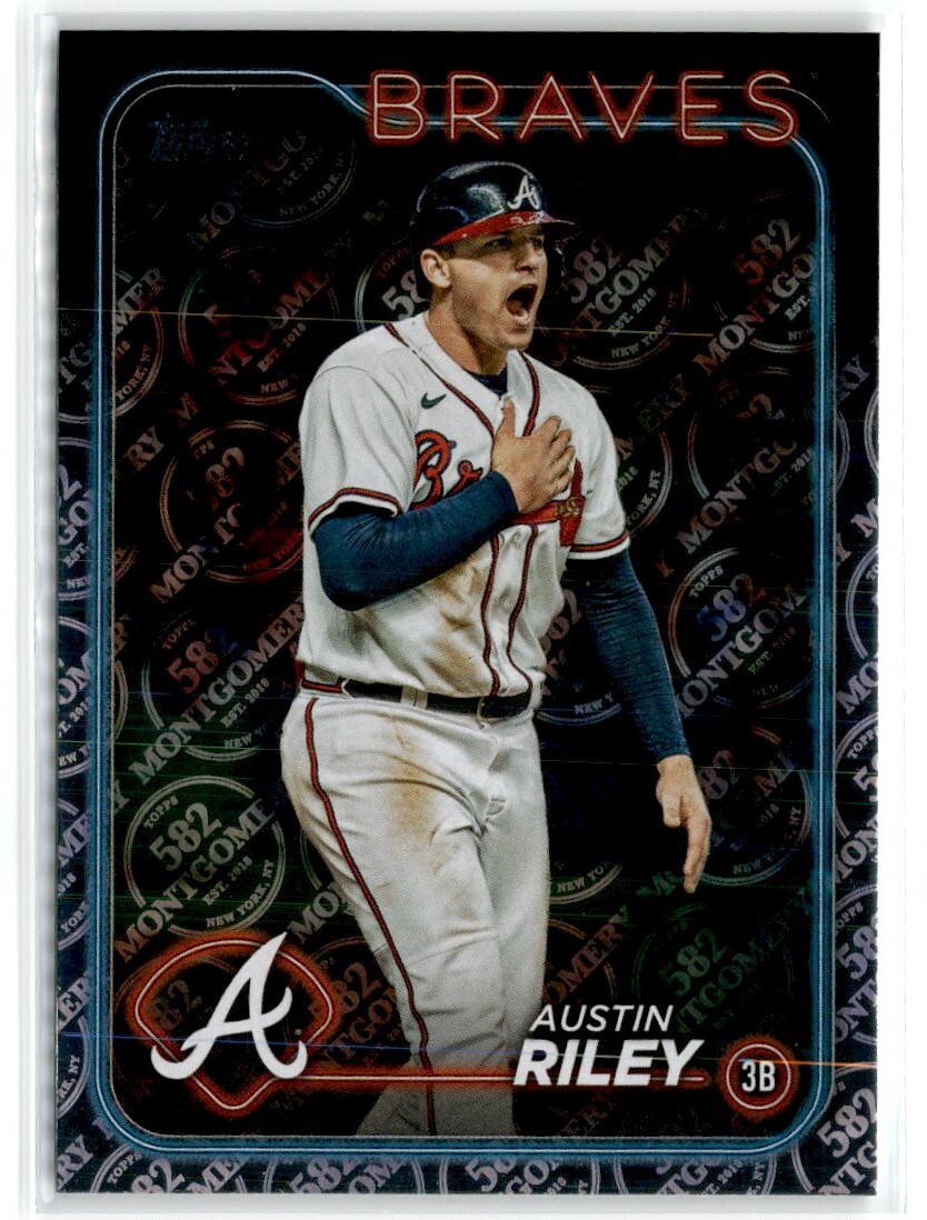 2024 Topps Montgomery Club Complete Set Foil Austin Riley #595