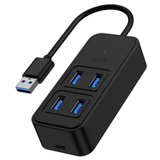 CAMVATE 4-Port USB 3.0 Hub Multi Adapter Splitter High Speed fr PC Desktop Lapto