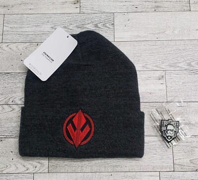 Sith Eternal  Beanie Winter Hat Bioworld  OSFM  +  First Order Pin  10-04 2019