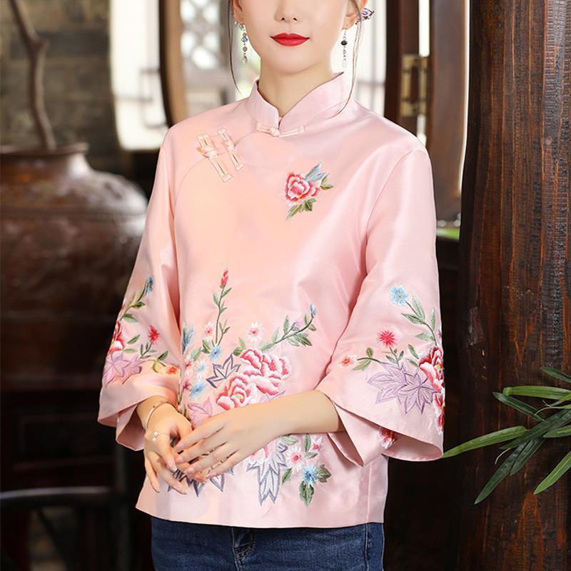 明天好好  DEPT  Ming teng blouse    チャイナブラウス 明天好好 DEPT Ming teng blouse チャイナブラウス