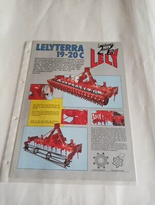 Tractor brochure, agricultural machinery brochure, No. 26 other brochures listed