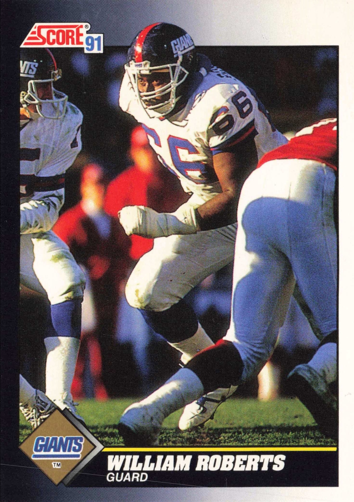 William Roberts 1991 Score #506 New York Giants