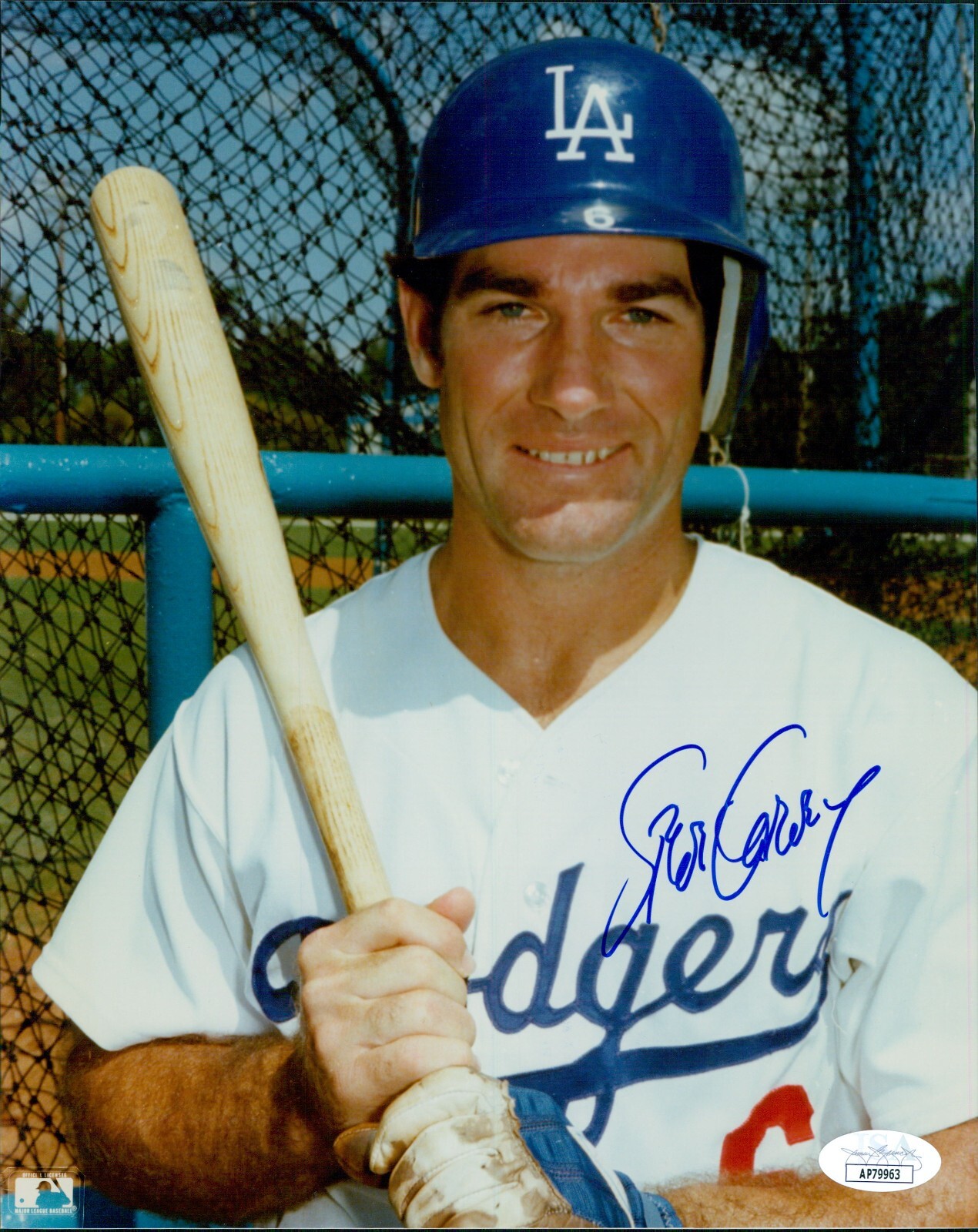 Steve Garvey Autographed Signed Los Angeles Dodgers 8x10 Glossy Photo JSA Authenticated 