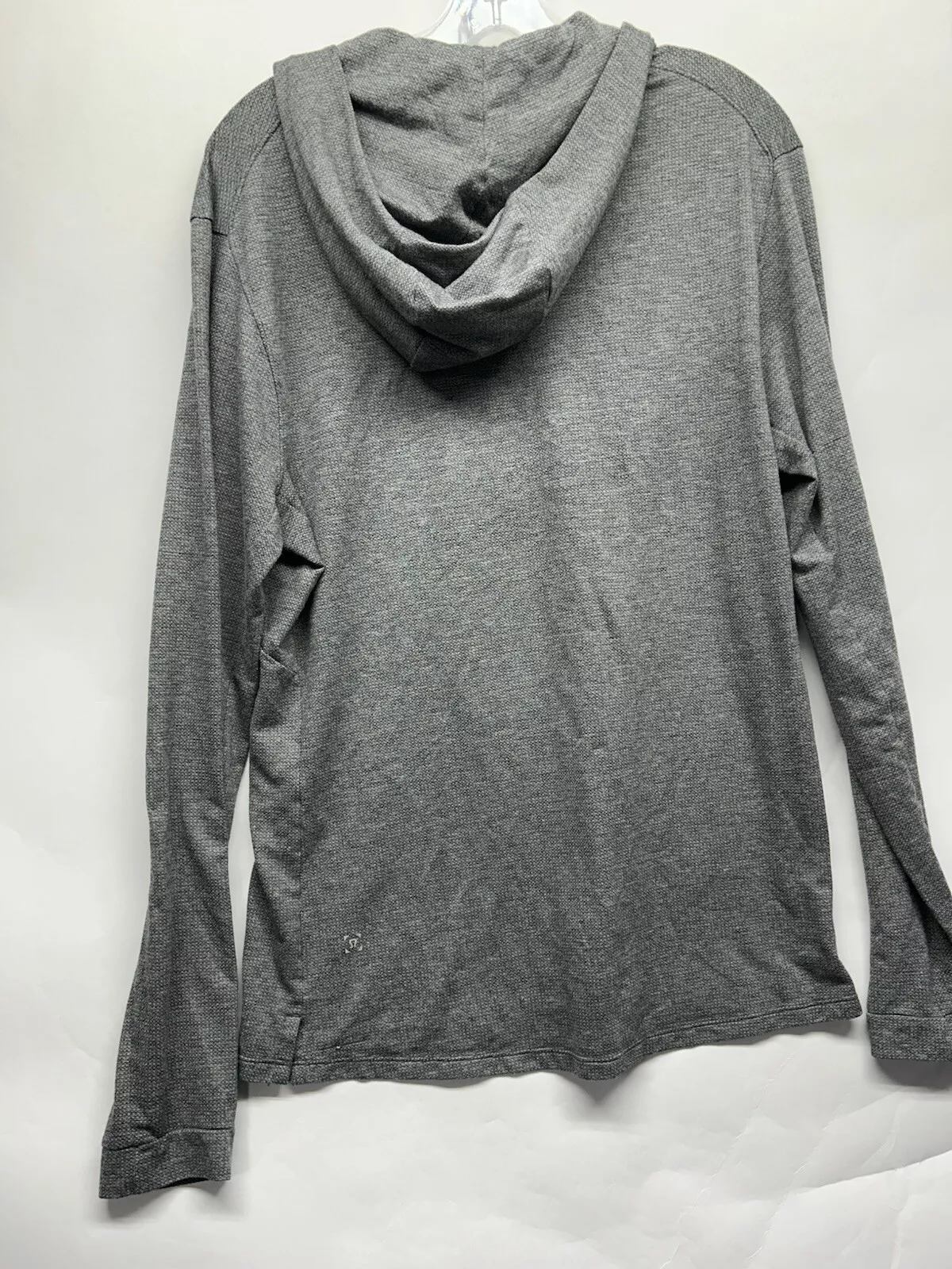 lululemon hooded waffle long sleeve pullover shirt