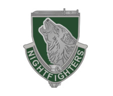 4" 104th infantry nightfighters bumper sticker decal made in usa