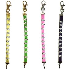 Navika Leather Crystal Bead Golf Stroke Counter Black, Green, Pink, Yellow