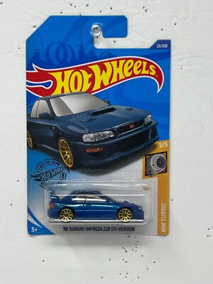 Hot Wheels HW Turbo 1998 Subaru Impreza 22B-STi Version JDM 1:64