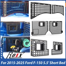 Side Bed Molle Panel Truck Bed Panel  Front Tailgate Molle For 2015-25 Ford F150