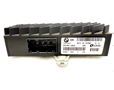 09 10 11 12 13 BMW e88 128i 135i Audio Hifi Radio Amplifier AMP LEAR 9177232