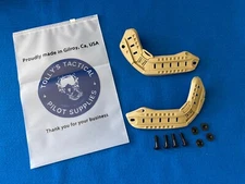 USA Made Gentex HGU-56P Pilot Flight Tactical Helmet Rail Set Tan HGU56