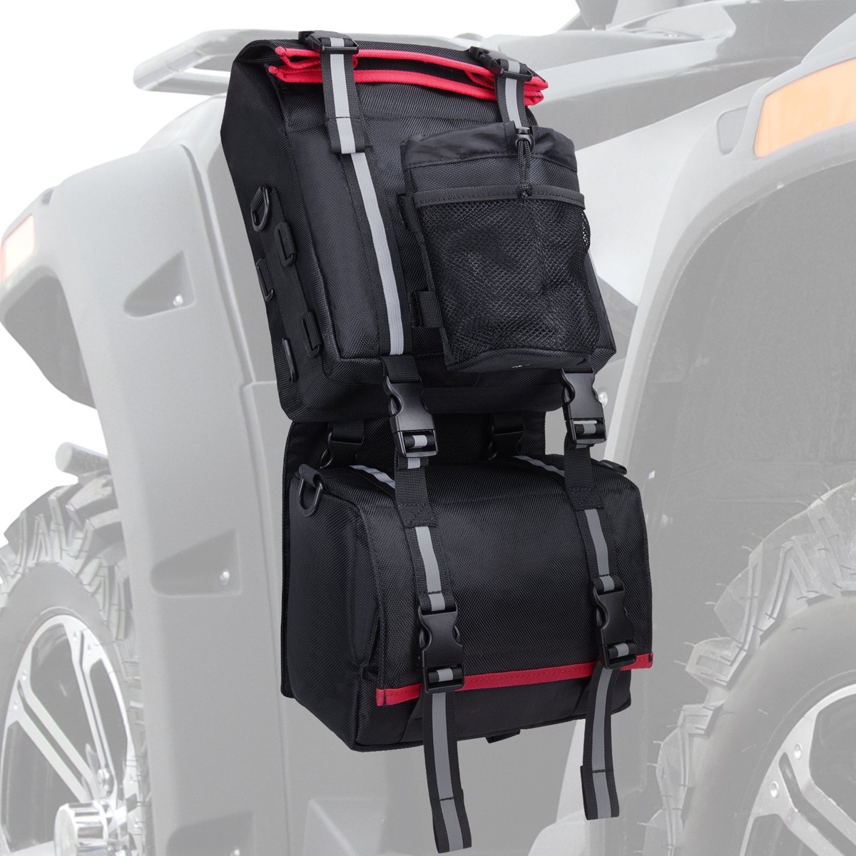 Upgraded ATV Fender Bag Hunting Bag Pack Luggage For ATV Artic Cat
