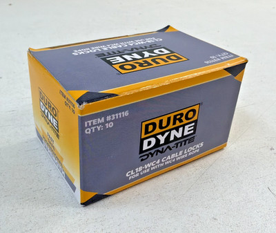 DURO DYNE 31116 CL18-WC4 Single Cable Lock Load Rating 25–250 lbs