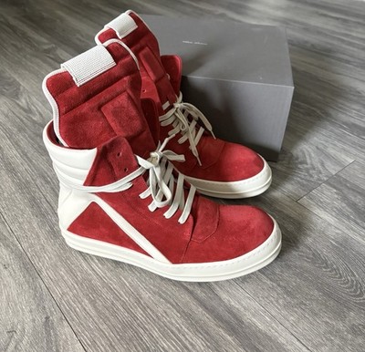 Rick Owens Carnelian Geobasket Sneakers 43(10)