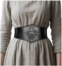 Viking Leather Corset Belt Women - Renaissance Waist Corset for Halloween Fan...