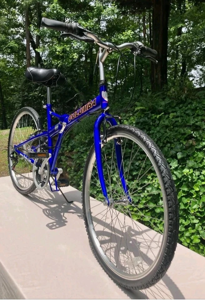 COLUMBA 26" Alloy Folding Bike Shimano 18-speed SP26S Solid Frame - Image 3 of 4