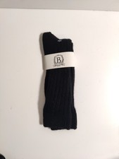 b studio -women's socks - Black- Cashmere Blend - Made in USA **C5**