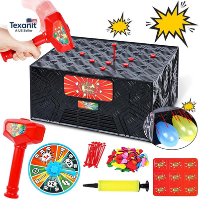Balloon Pop Game, Blast Box Board Games for Family Night Juegos De Mesa Birthday