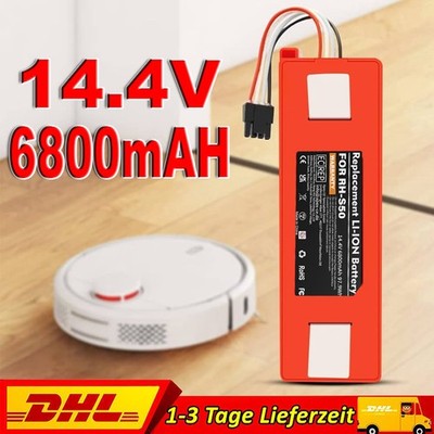 6800mAH für Xiaomi Mi Robo BRR-2P4S-5200S Roborock S50 S51 S55 14,4V Li-ion Akku