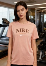 Image of Nike Youth T-Shirt Size L Kids Teens Logo Tee Short Sleeve Cotton