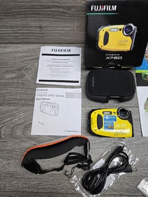 Fujifilm FinePix XP60 ブラック FujiFilm Finepix XP60 16.4 MP WaterProof Digital Camera HDMI Blue