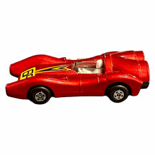 Vintage Matchbox Superfast 1973 No. 69 Turbo Fury 164 Diecast Redyellow