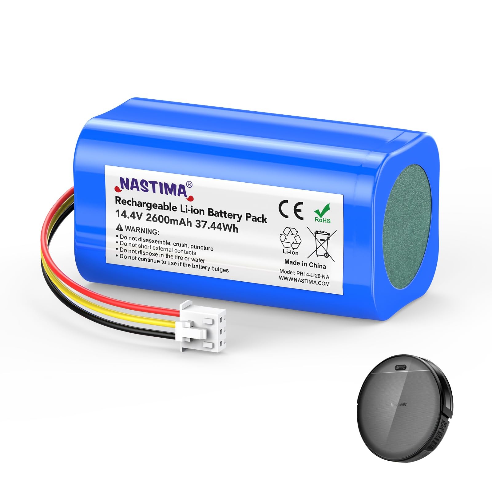 Batterie de remplacement Proscenic 800T 820T 14,4V contre la perte d'autonomie