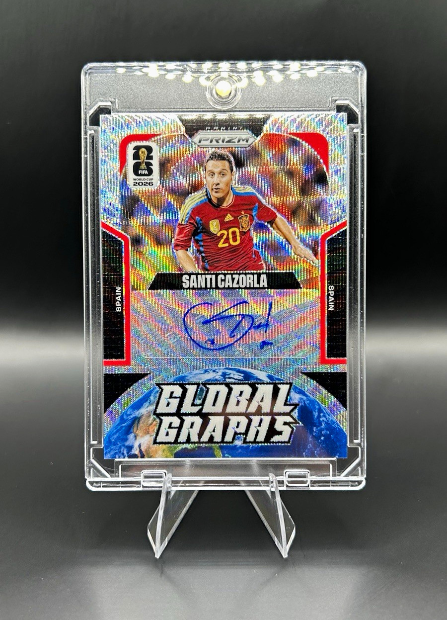 Panini Prizm FIFA World Cup 2026 Santi Cazorla Global Graphs #GG-46 Auto