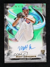 2023 Inception Base Rookie and Emerging Stars Green /125 Matt Swarmer Auto 0o3x