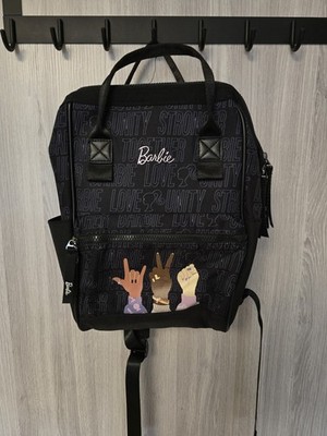Mädchen Barbie Rucksack Tasche, Tragetasche schwarz