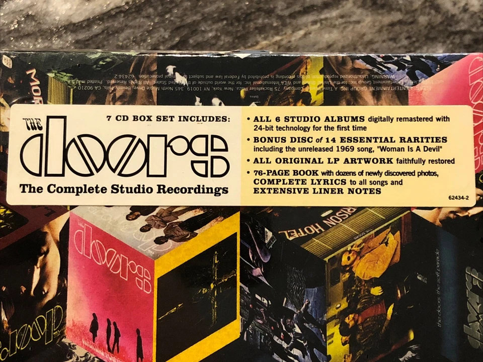 The Doors Complete Studio Recordings 7 CD Box Set 24 Bit SBM Quality New Sealed - Image 3 of 4