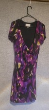 Ronni Nicole dress Size 12 Purple Abstract Design