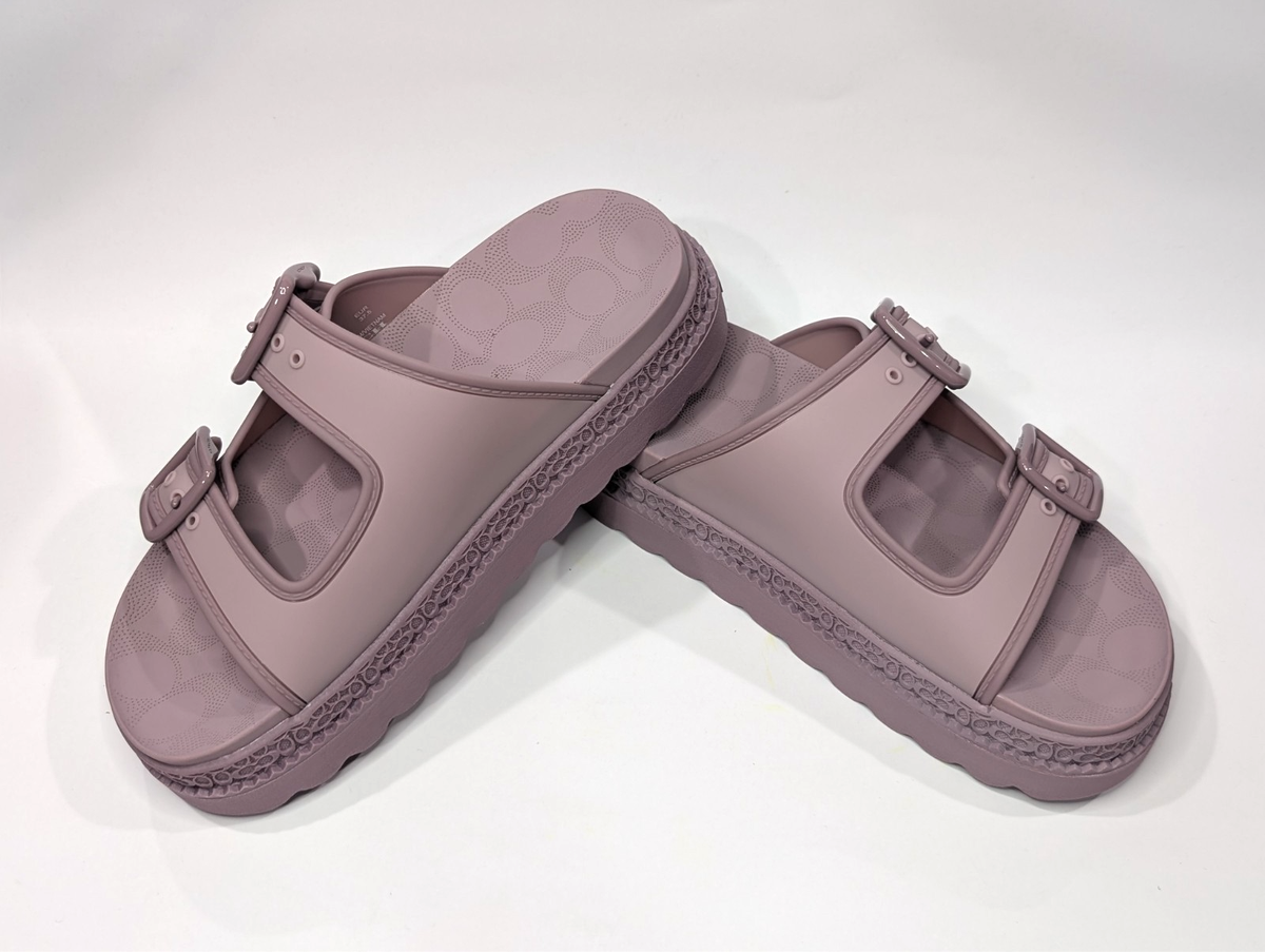 Coach Lainey Lilac Rubber Women's Slides Sandals Assorted Size