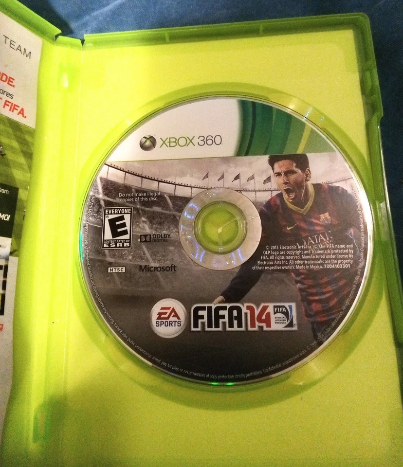FIFA 14 Microsoft Xbox 360 EA Sports Electronic Arts Soccer Dolby Digital - Image 2 of 3