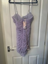 BNWT House of CB Ella Prom Party Dress, Lavender Purple, size L+ fits UK 14 / 16