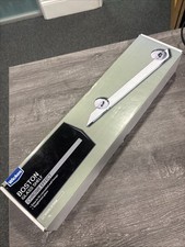 Wickes Boston Glass Shelf Chrome Effect - 50.5 x 10.5cm